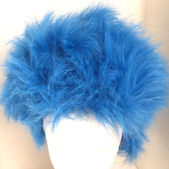 Dr. Seuss Thing Blue Fur Wig Cap - Picture 3 of 10